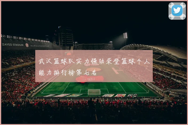 武汉篮球队实力强劲荣登篮球个人能力排行榜第七名